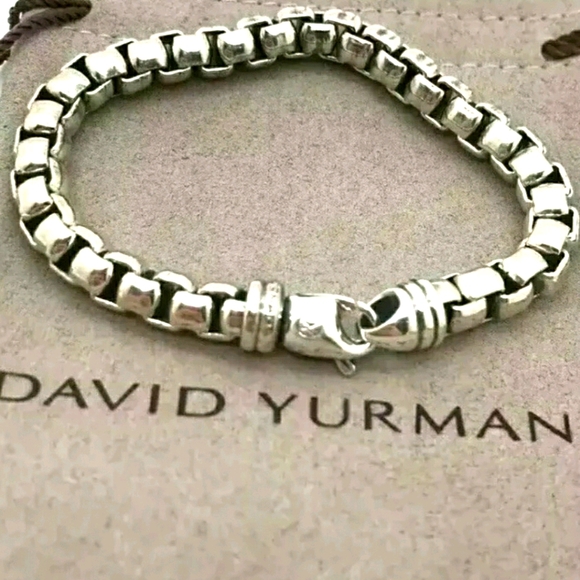 David Yurman Jewelry - *SOLD* Authentic DAVID YURMAN Large Box Bracelet 7mm